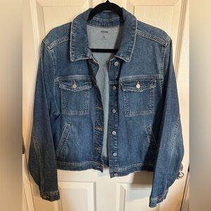 Sonoma Goods For Life® Women’s Button-Down Denim Jacket, Blue, Sz XL